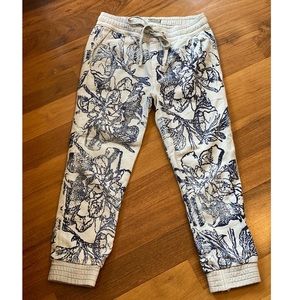 MOTHER joggers with floral print